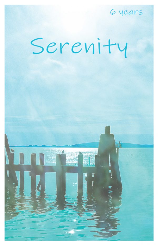 6 year card - Serenity
